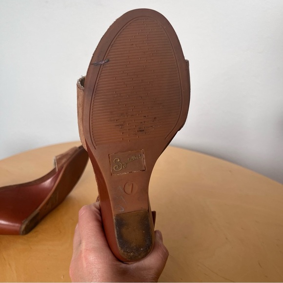 Seychelles Women’s Thyme Wedge Brown Suede Sandal Size 7 - Picture 9 of 9